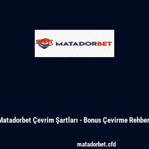 Matadorbet Çevrim Şartları - Bonus Çevirme Rehberi